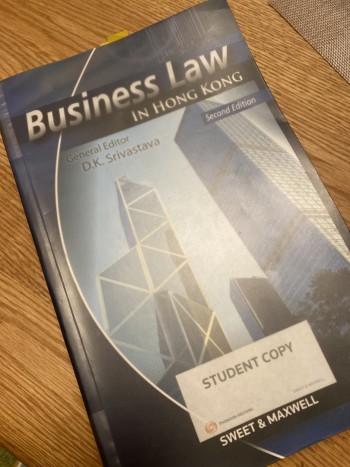 Business Law in Hong Kong (2nd edition)