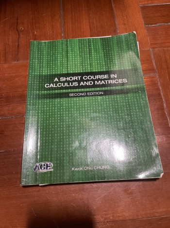 A short course in calculus and matrices