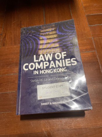 Law of companies in HK