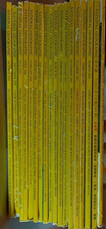 National Geographic 2006-2016 每本$20