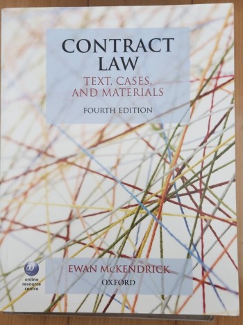 Contract Law Text, Cases and Materials