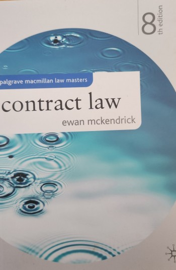 Palgrave Macmillan Law Masters Contract Law