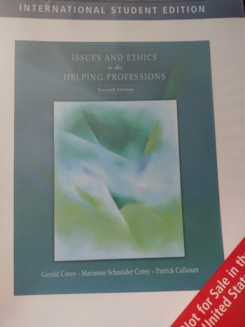 Issues and ethics in the helping profession