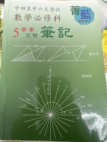 中四至中六文憑試數學必修科5**完整筆記