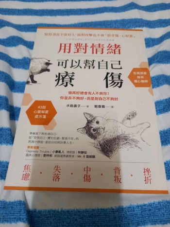 用對情緒可以幫自己療傷