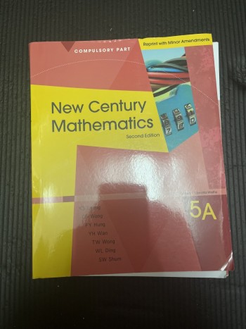 New century Mathematics Second edition(ch3 missed)