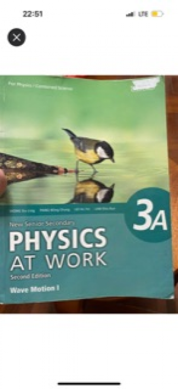 Physics書 physics at work 3a 第二版 (second edition)