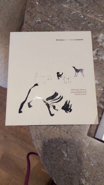 How big does a dog playground need to be?