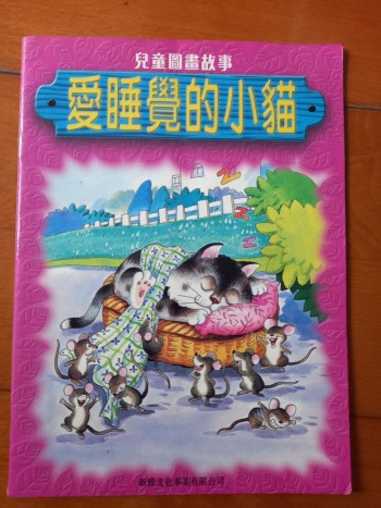 愛睡覺的小貓