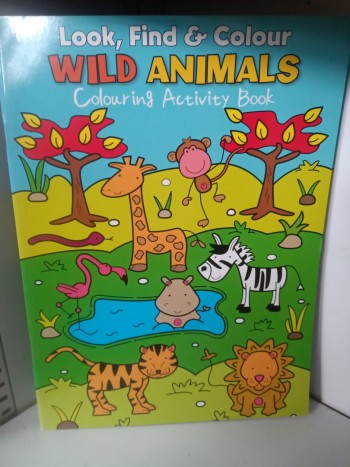 CColouring Activity Book Wild Animals