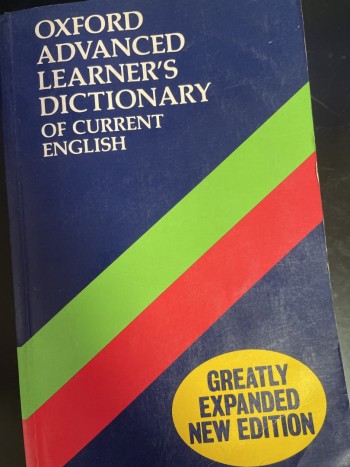 Oxford Advanced Learner’s Dictionary of Current Eg