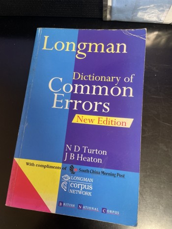 Dictionaries of common errors