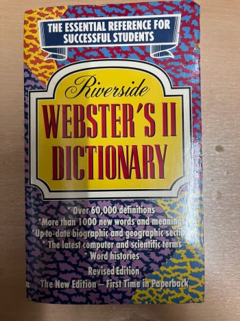 外國學校英文字典 Riverside Webster's II Dictionary