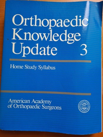 Orthopedic  Knowledge  Update  3  Home Study  Syll