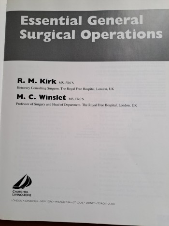 Essential  General  Surgical  Operations