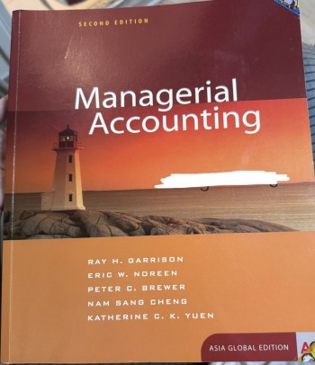 managerial accounting asia global edition 2e