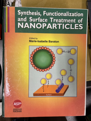 Synthesis Functionalization and Surface Treatment