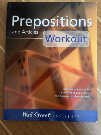 Preposition Exercise book