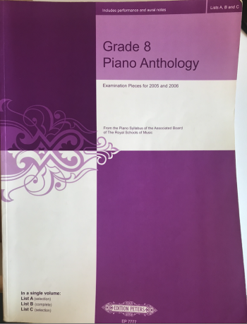 GRADE 8 PIANO ANTHOLOGY "