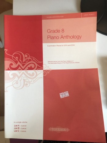 GRADE 8 PIANO ANTHOLOGY