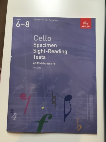 CELLO SPECIMEN SIGHT-READING TEST ABRSM GRADES 6-8