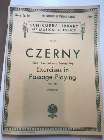 CZERNY EXERCISES IN PASSAGE-PLAYING IANO OL.378