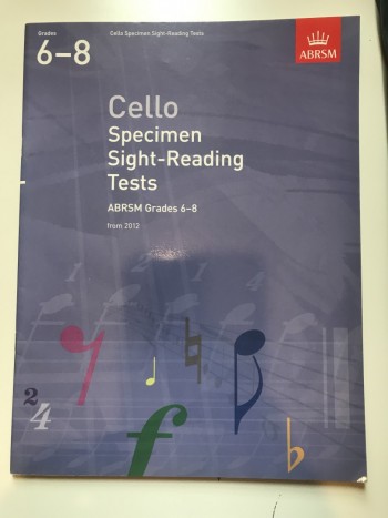 CELLO SPECIMEN SIGHT-READING TESTS GRADES 6-8