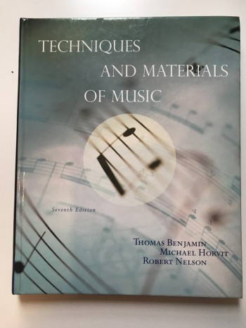 TECHNIQUES AND MATERIALS OF MUSIC