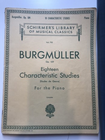 BURGMÜLLER OP.109 FOR THE PIANO