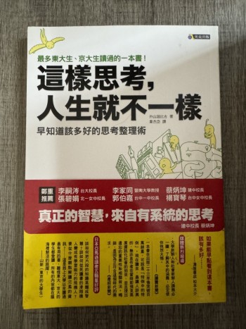 這樣思考，人生就不一樣
