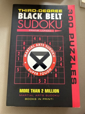 Third Degree Black Belt Sudoku