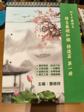 初中中國語文語文基礎知識精進篇第一冊