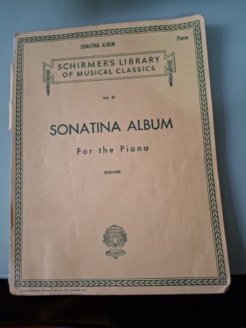 sonatina album for the piano