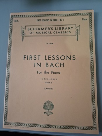 First lesson in Bach Bk1