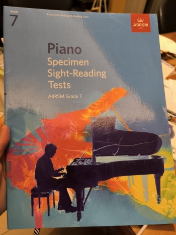 Piano Specimen Sight-reading Tests ABRSM Grade 7