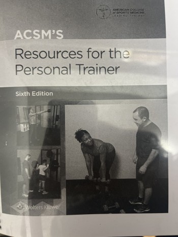 Acsm’s for personal trainer