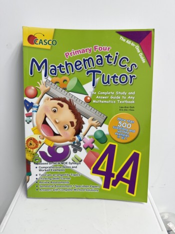 Primary Four Mathematics Tutors 4A