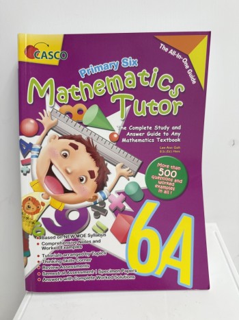 Primary Six Mathematics Tutors 6A