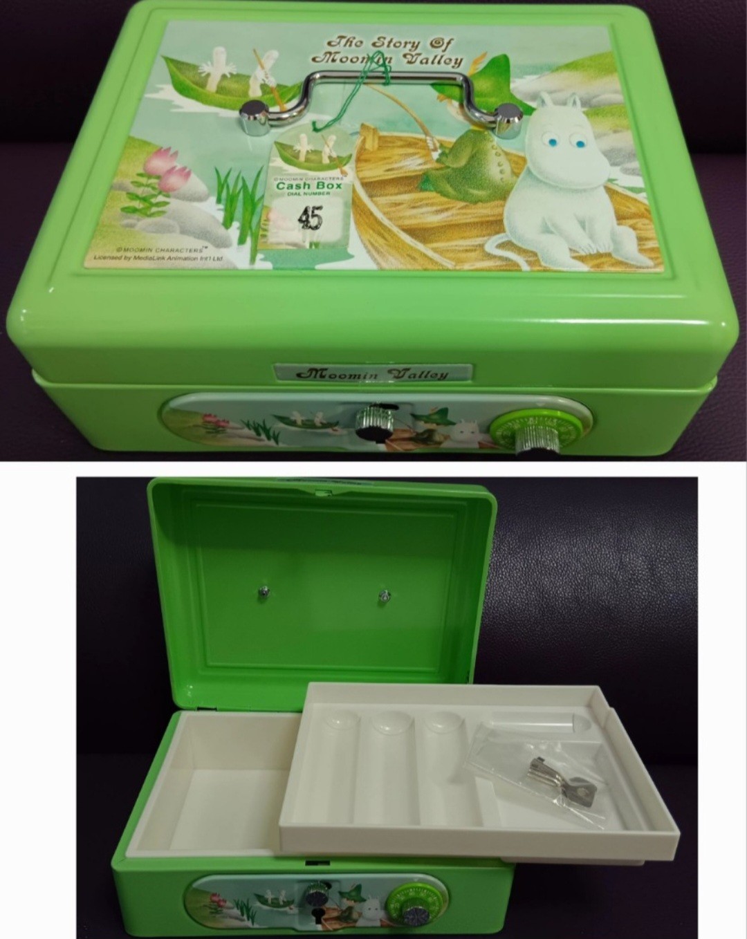 (只限將軍澳地鐵站)全新有牌連盒 姆明款小夾萬