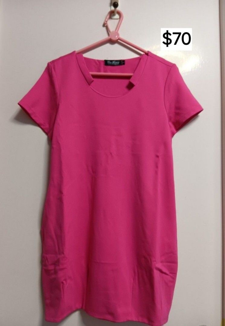 (只限將軍澳地鐵站)粉紅色連身衫 Size L