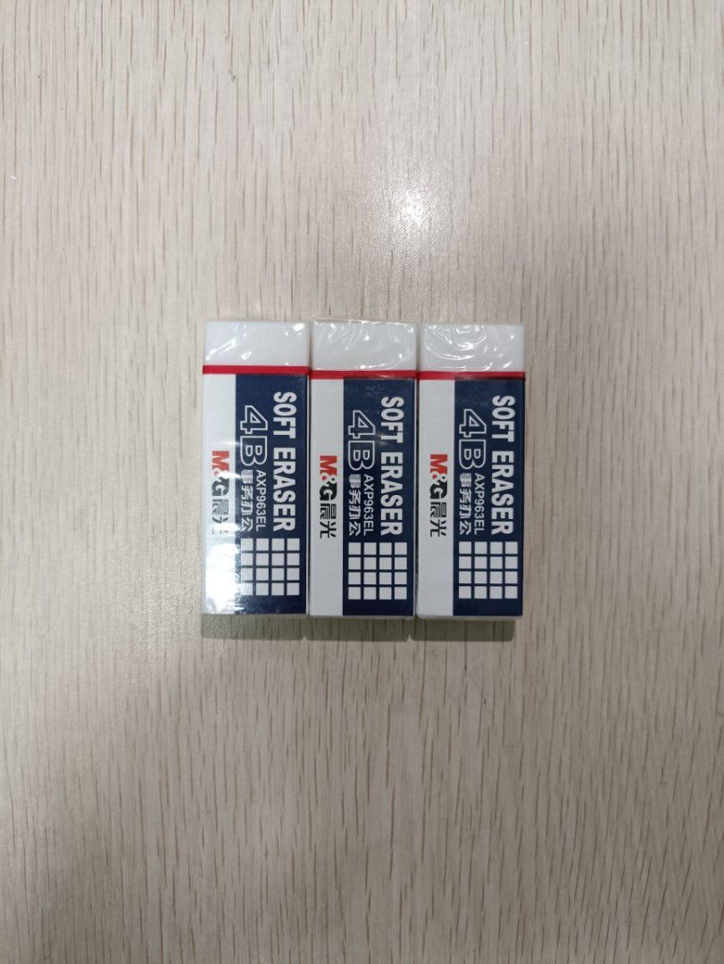 擦膠 ( 合共 3 個 ) ( 連包裝 )