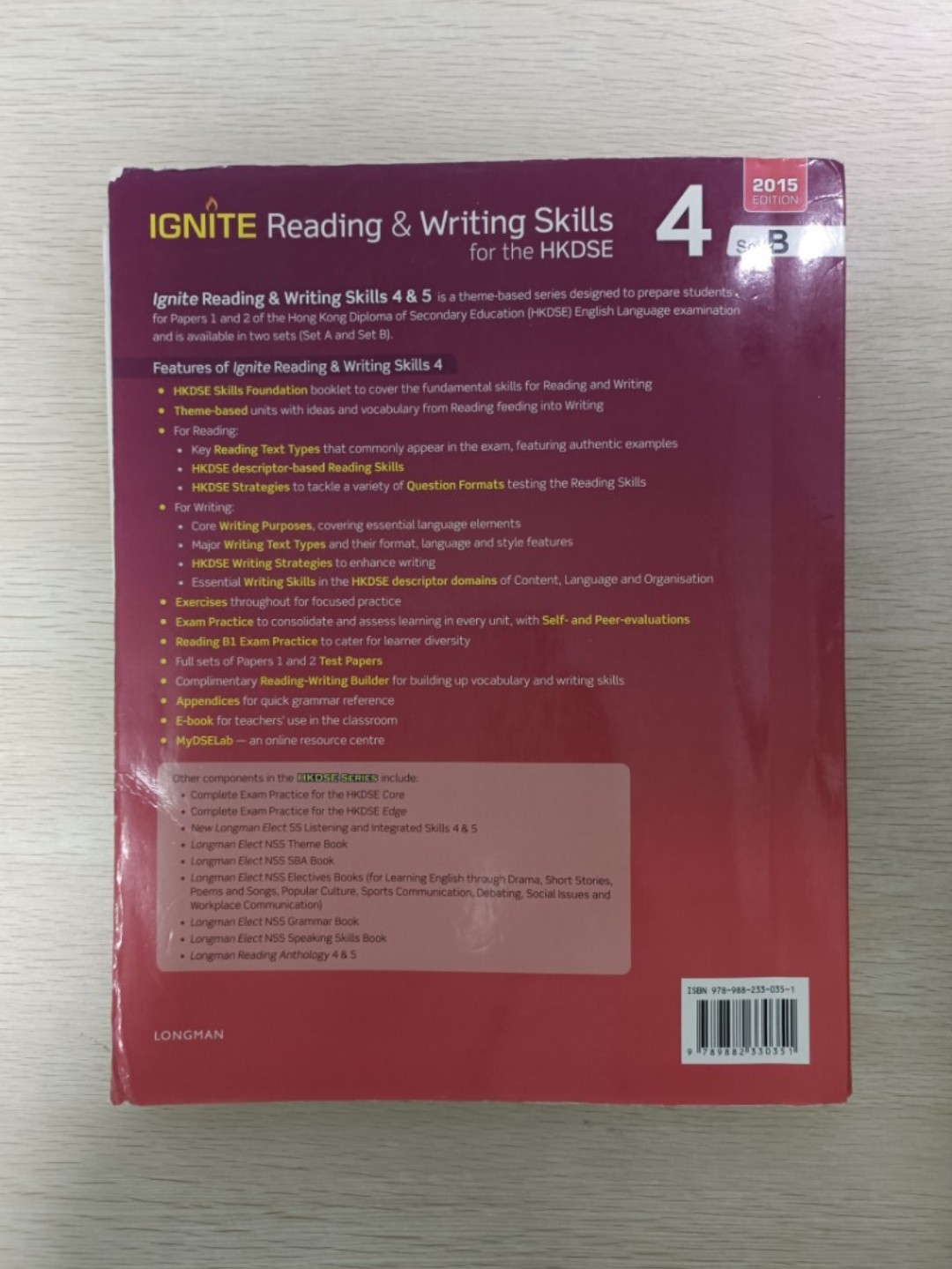 [ DSE ] HKDSE Series Ignite Reading & Writing Skills for the HKDSE 4 ( Set B ) - 2