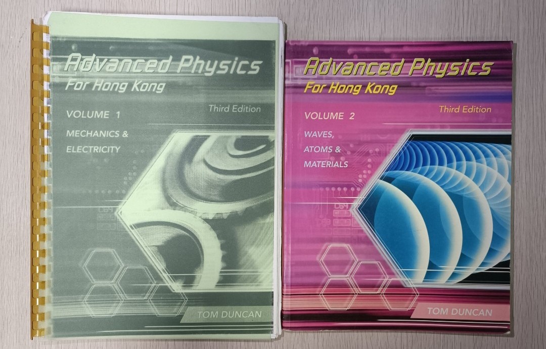 [ 絕版 ] [ AL ] Advanced Physics For Hong Kong：Mechanics & Electricity ( Volume 1 ) & Wave, Atoms and Materials ( Volume 2 ) ( Third Edition ) ( 合共 2 本 )