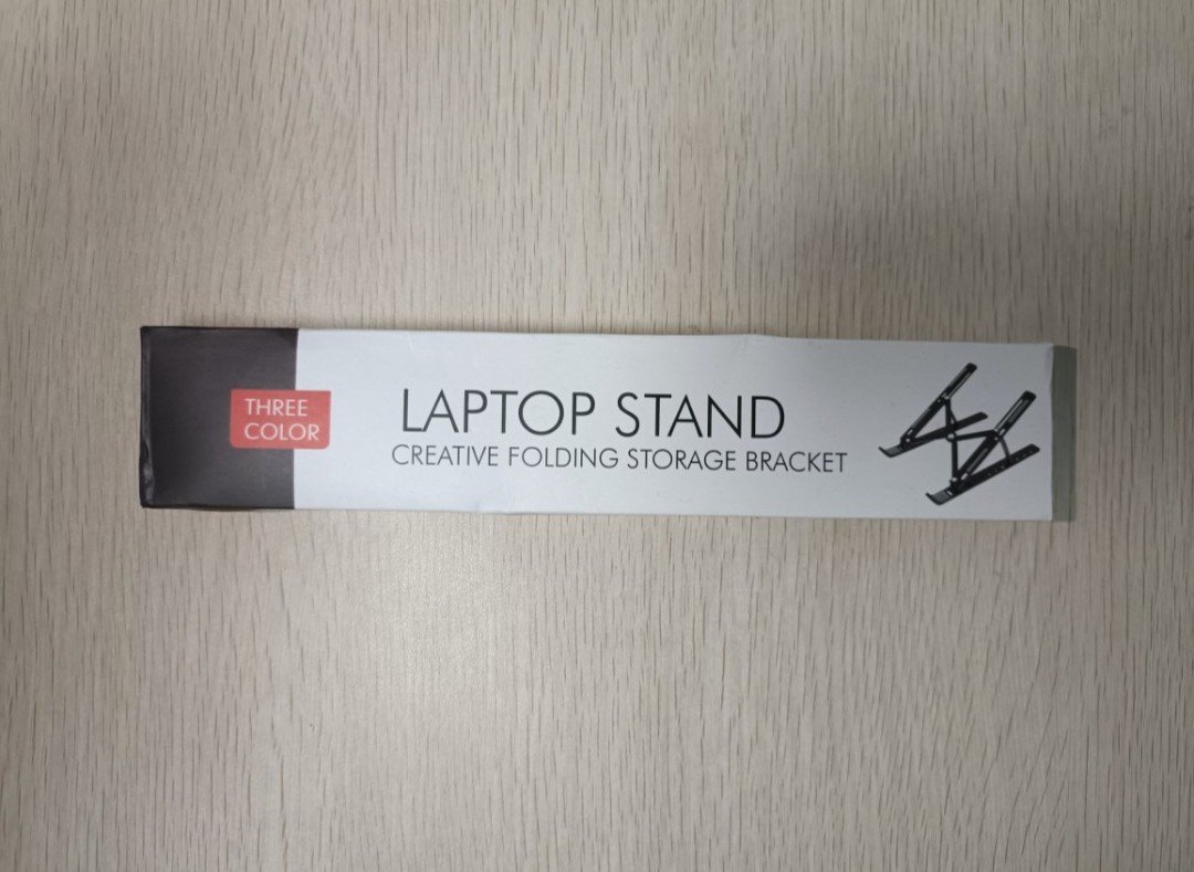 平板電腦支架 ( Laptop Stand：Creative Folding Storage Bracket ) ( 連透明包裝袋 & 防潮珠 )