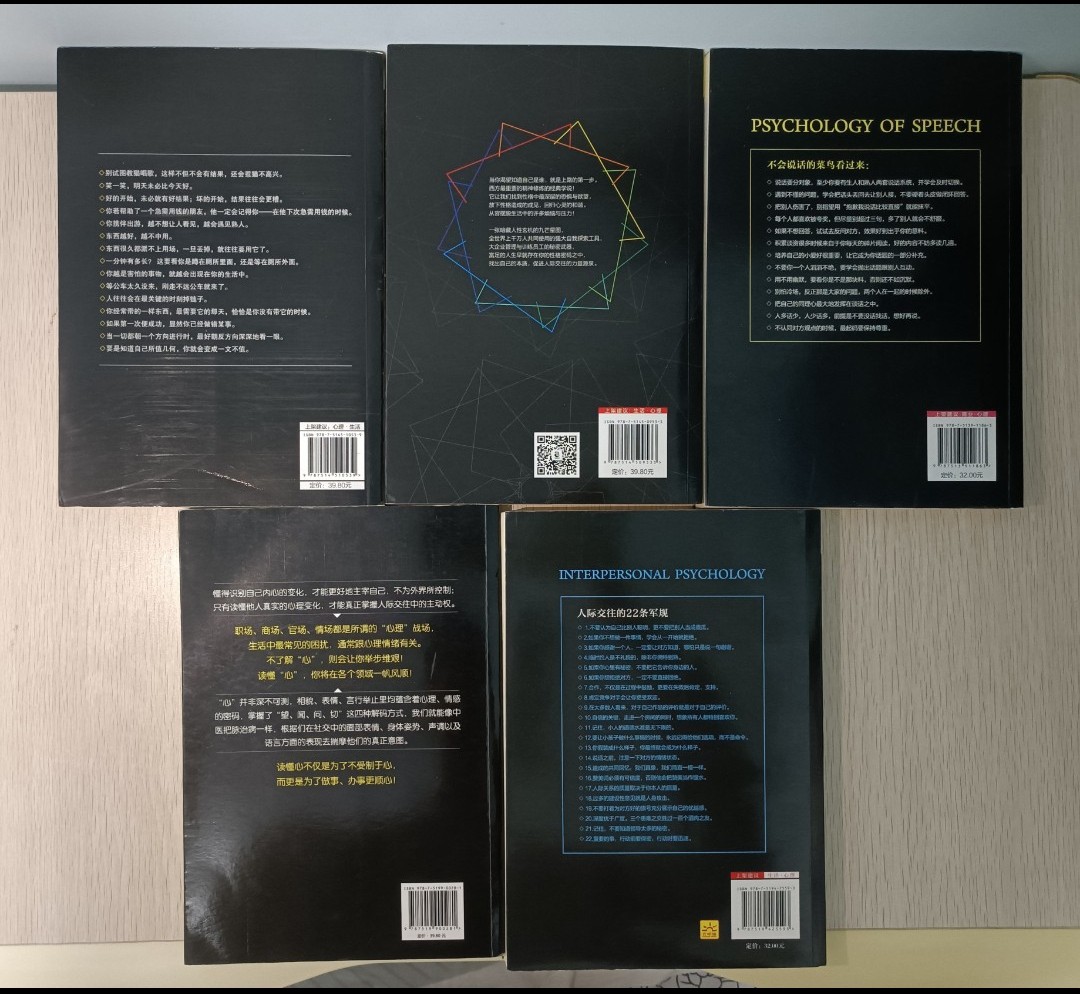 墨菲定律 ( Murphy's Law ) & 九型人格 ( Enneagram ) & 說話心理學 ( Psychology of speech ) & 心理學與讀心術 ( Psychology and mind-reading) & 人際交往心理學 ( Interpersonal psychology ) ( 合共 5 本 ) - 2