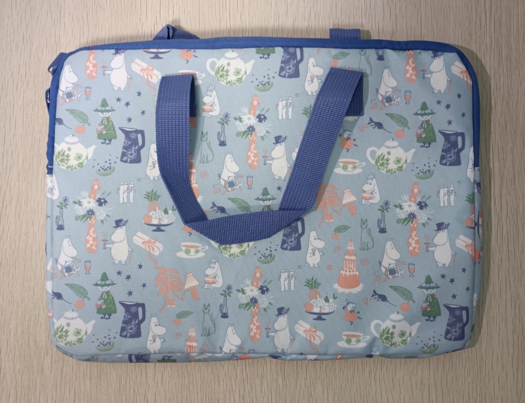 日本雜誌附錄姆明 MOOMIN 亞美小不點筆電包 / 電腦包 / 公事包 / 托特包 / 收納包 / 手拎包 ( 連透明包裝袋 & 防潮珠 ) - 2