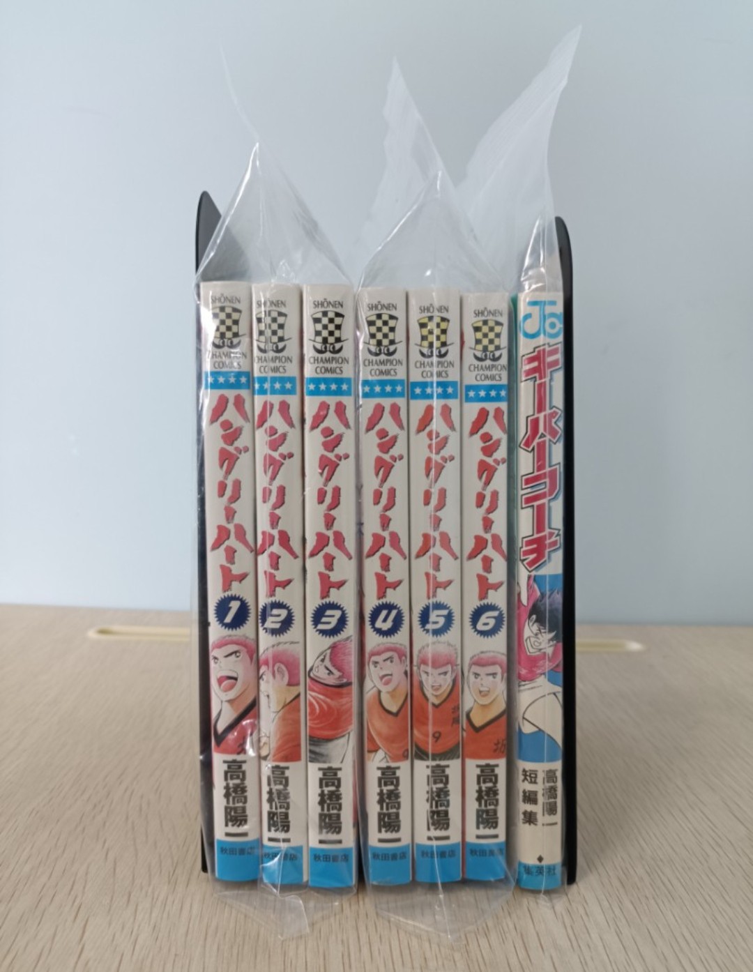 踢出我天地 / 野狼前鋒 / 飆悍射將 ( WILD STRIKER )：ハングリーハート第 1-6 冊 ( 全齊 ) ( 贈送 1 本 " 門將教練：キーパーコーチ" ) ( 連透明書袋 & 防潮珠 )