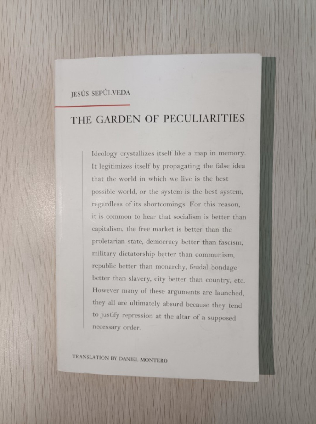 The garden of peculiarities