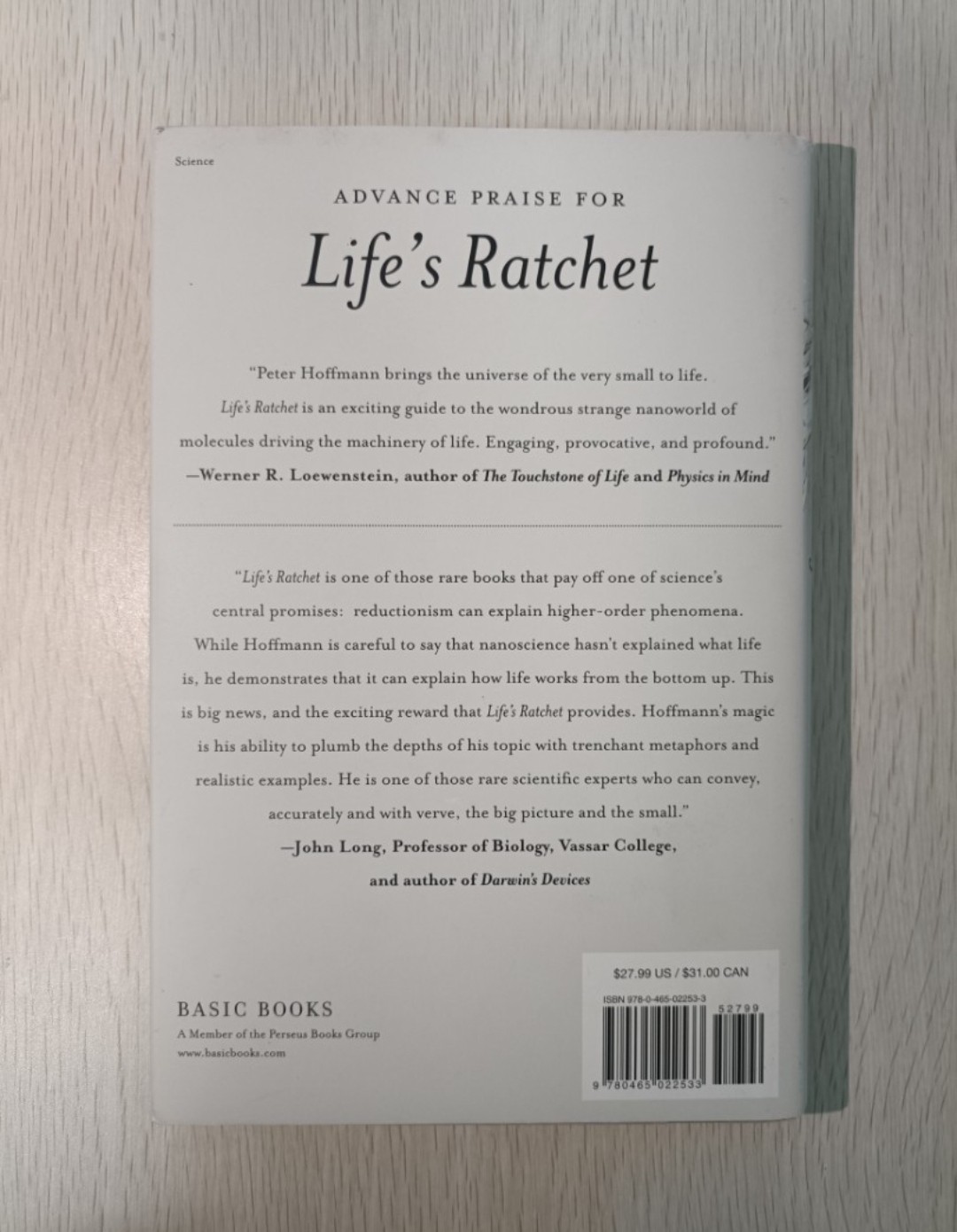 Life's Ratchet：How molecular machines extract order from chaos - 2