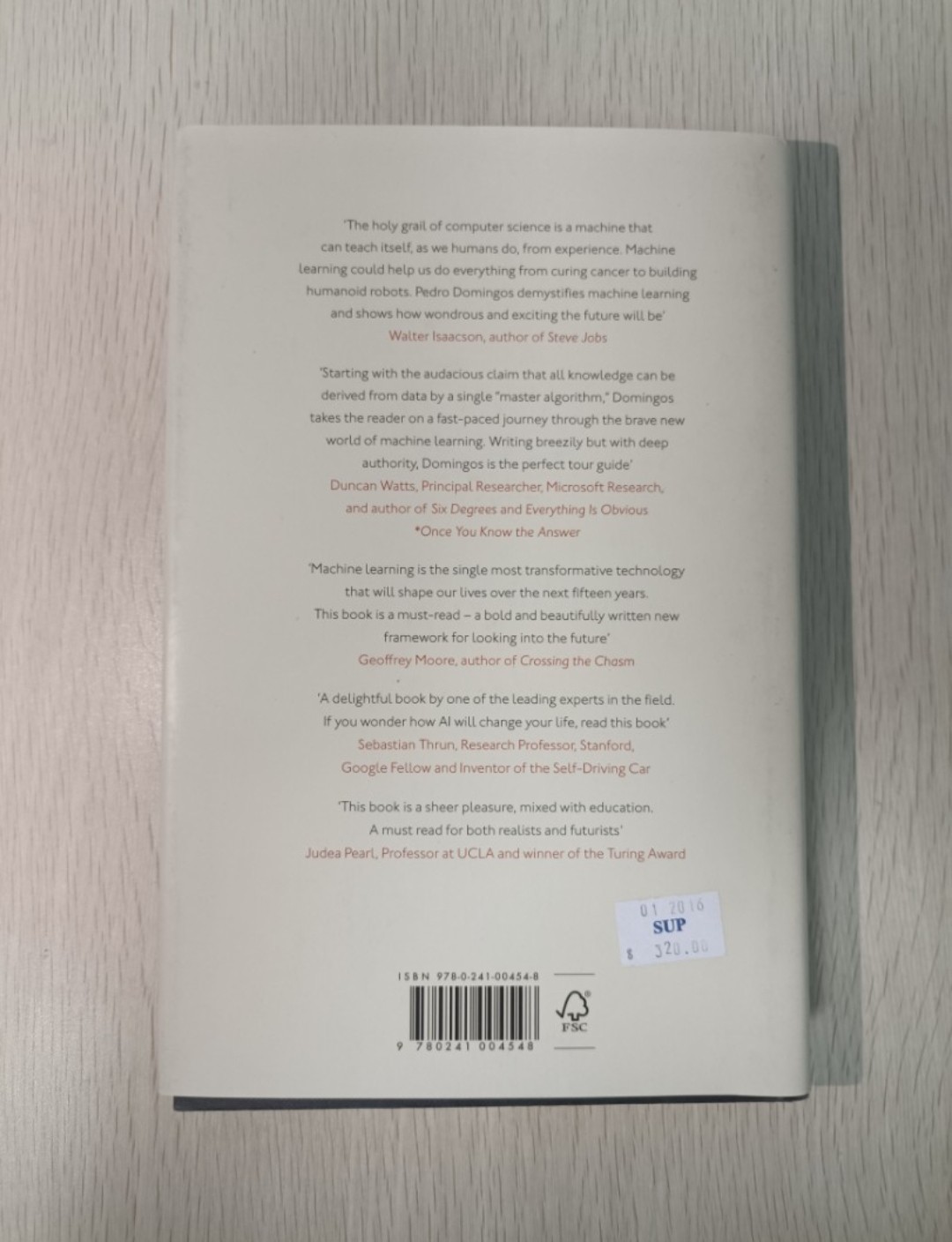 The Master Algorithm：How the quest for the ultimate learning machine will remake our world - 2